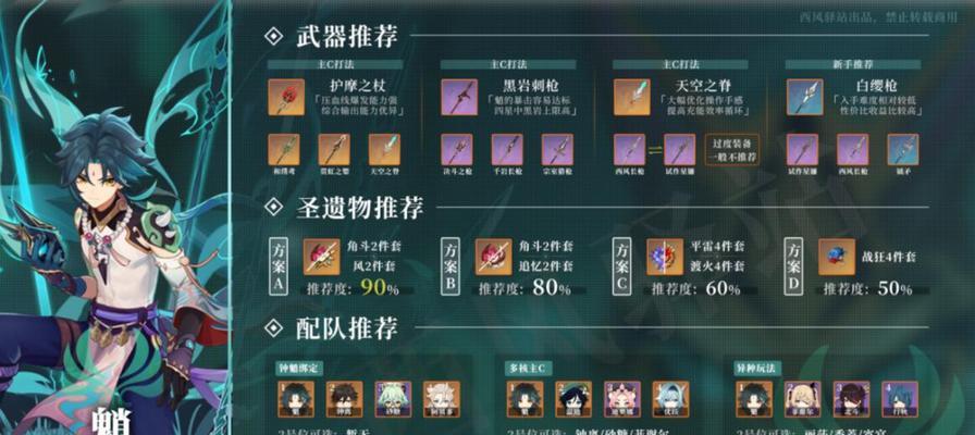 原神魈主C阵容最强搭配攻略（打造无敌阵容）
