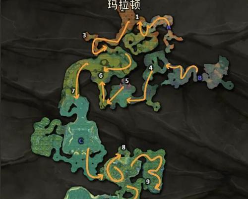 魔兽盾憩岛的路线怎么走？