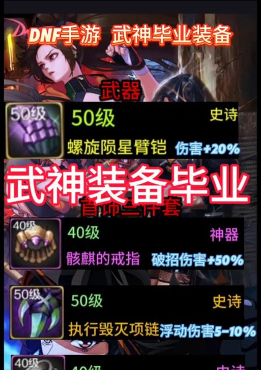 dnf武神装备升级选择有哪些？