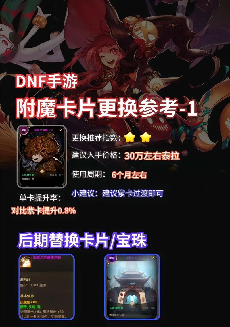 DNF中测量手应该搭配哪种卡片？卡片选择对角色有何影响？