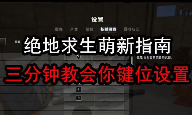 绝地求生摇摆摇摆设置方法？如何正确配置？