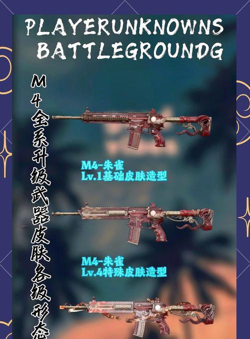 绝地求生m4皮肤如何练就？