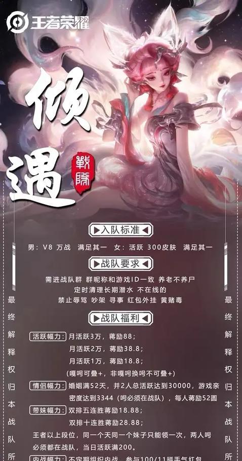 王者荣耀战队升级需要哪些条件？