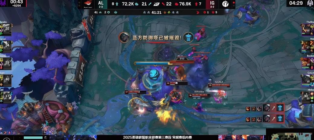 【LPL最精彩比赛诞生！Gala新英雄全球首次五杀，AL打满冠也没了？】图3